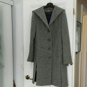 NWOT Grey Wool Coat